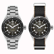 Load image into Gallery viewer, Tag Heuer Autavia Automatic Grey Dial Silver Steel Strap Watch for Men - WBE5114.EB0173