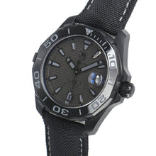 Load image into Gallery viewer, Tag Heuer Aquaracer 300 Swiss Limited Edition Black Dial Black Nylon Strap Watch for Men - WAY218B.FC6364