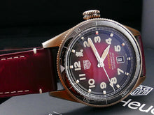 Load image into Gallery viewer, Tag Heuer Autavia Calibre 5 Chinese New Year Maroon Dial Maroon Leather Strap Watch for Men - WBE5193.FC8300