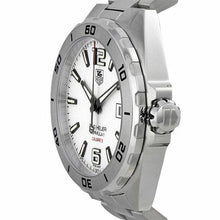 Load image into Gallery viewer, Tag Heuer Formula 1 Calibre 5 Automatic White Dial Silver Steel Strap Watch for Men - WAZ2114.BA0875