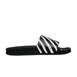 OFF-WHITE Spray Stripes Slider Black White SS20