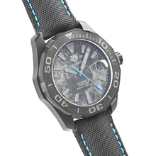 Load image into Gallery viewer, Tag Heuer Aquaracer Calibre 5 Black Nylon Strap Carbon Dial Watch for Men -  WBD218C.FC6447