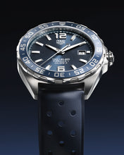 Load image into Gallery viewer, Tag Heuer Formula 1 Bucherer Blue Edition Blue Dial Blue Calfskin Strap Watch for Men - WAZ2015.FT8023