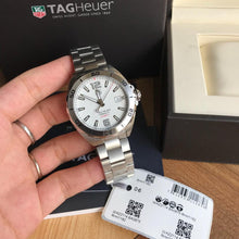 Load image into Gallery viewer, Tag Heuer Formula 1 Calibre 5 Automatic White Dial Silver Steel Strap Watch for Men - WAZ2114.BA0875