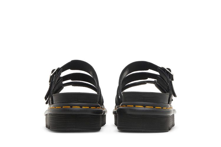 Dr. Martens Blaire Leather Slide Black Hydro (Women's)