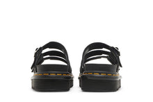 Load image into Gallery viewer, Dr. Martens Blaire Leather Slide Black Hydro (Women's)