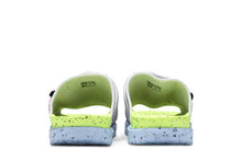 Load image into Gallery viewer, Nike Asuna Crater Slide Platinum Lint Volt Chambray Blue Black