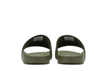Load image into Gallery viewer, Balenciaga Pool Slides Khaki Black 3D Logo