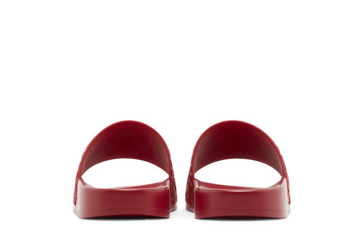 Versace Rubber Pool Slide Red