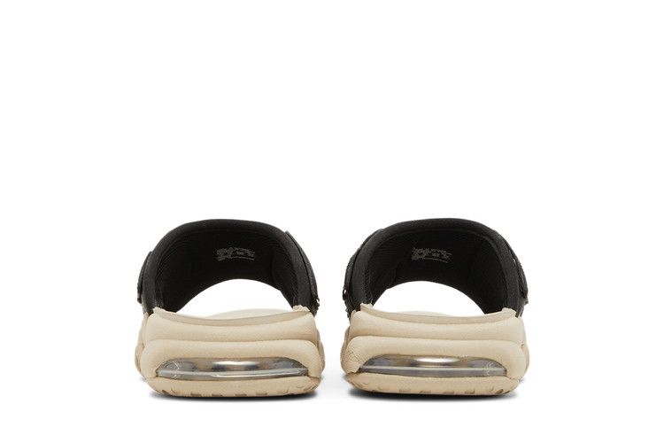 Nike Air More Uptempo Slide Black Sanddrift Iridescent
