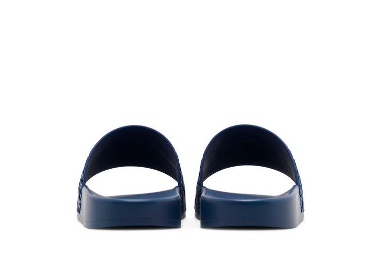 Versace Rubber Pool Slide Navy