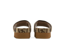 Load image into Gallery viewer, Gucci Jumbo GG Platform Slide Camel Ebony Monogram (Women's)