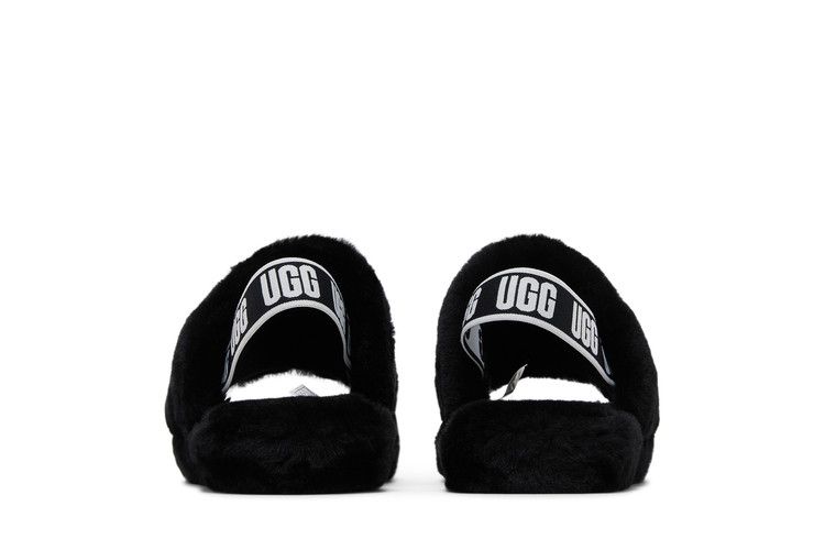 UGG Fluff Yeah Slide Black (Kids)