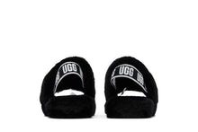 Load image into Gallery viewer, UGG Fluff Yeah Slide Black (Kids)
