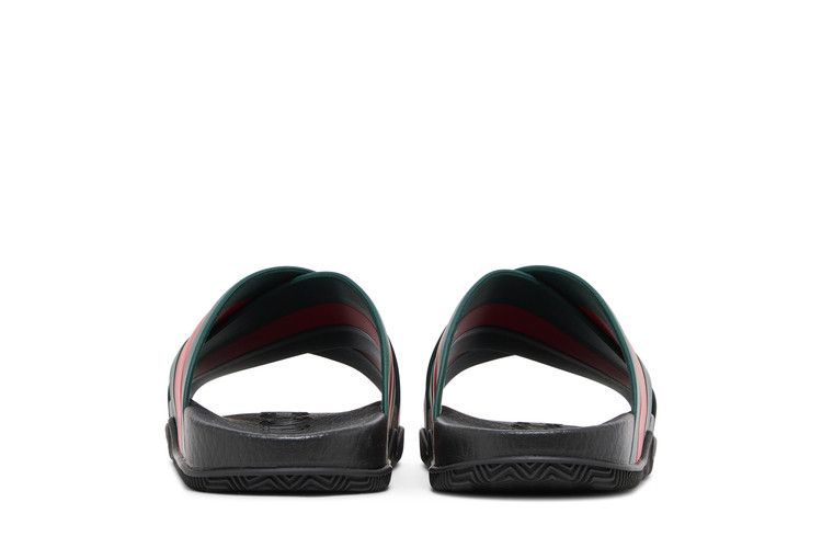 Gucci Web Slide Black Rubber (Women's)