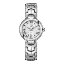 Load image into Gallery viewer, Tag Heuer Link Roman Numeral Silver Dial Silver Steel Strap Watch for Women - WAT1416.BA0954