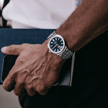 Load image into Gallery viewer, Tag Heuer Link Automatic Blue Dial Silver Steel Strap Watch for Men - WBC2112.BA0603