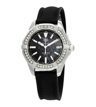 Load image into Gallery viewer, Tag Heuer Aquaracer Diamonds Mother of Pearl Black Dial Black Nylon Strap Watch for Women - WAY131P.FT6092