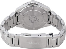 Load image into Gallery viewer, Tag Heuer Aquaracer GMT Caliber 7 Pepsi Black Dial Silver Steel Strap Watch for Men - WAY201F.BA0927