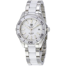 Load image into Gallery viewer, Tag Heuer Aquaracer Quartz White Dial Two Tone Steel Strap Watch Women - WAY131B.BA0914
