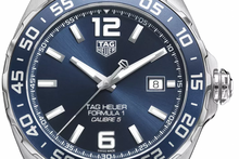 Load image into Gallery viewer, Tag Heuer Formula 1 Bucherer Blue Edition Blue Dial Blue Calfskin Strap Watch for Men - WAZ2015.FT8023
