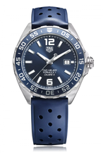 Load image into Gallery viewer, Tag Heuer Formula 1 Bucherer Blue Edition Blue Dial Blue Calfskin Strap Watch for Men - WAZ2015.FT8023