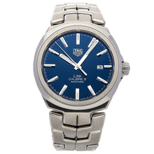 Load image into Gallery viewer, Tag Heuer Link Automatic Blue Dial Silver Steel Strap Watch for Men - WBC2112.BA0603