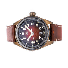 Load image into Gallery viewer, Tag Heuer Autavia Calibre 5 Chinese New Year Maroon Dial Maroon Leather Strap Watch for Men - WBE5193.FC8300