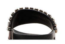 Load image into Gallery viewer, Gucci Crystal-Embellished Web Slide Black Blue Red (Women's)