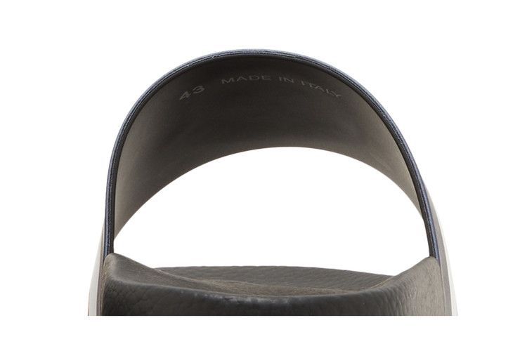 Moncler Basile Pool Slides Black Tricolour