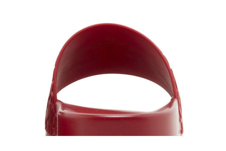 Versace Rubber Pool Slide Red