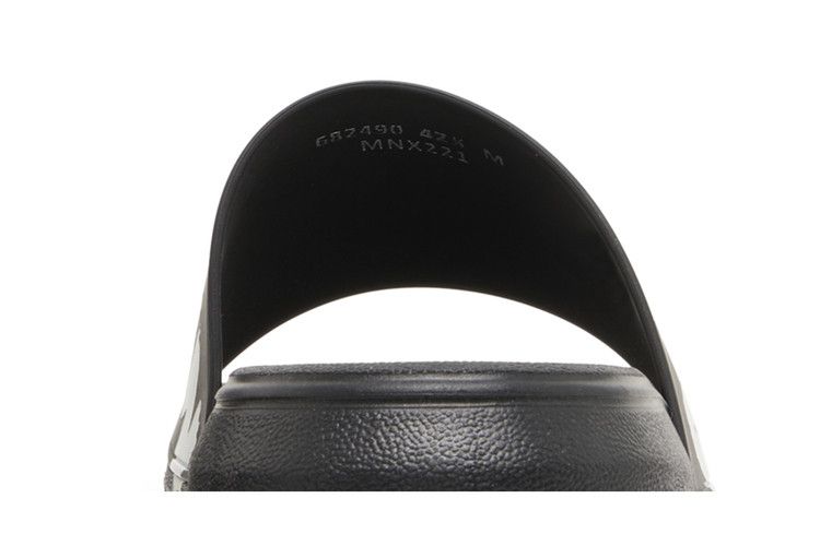 Alexander McQueen Grafitti Logo Slide Black White