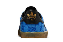 Load image into Gallery viewer, adidas x Gucci Gazelle Blue GG Monogram