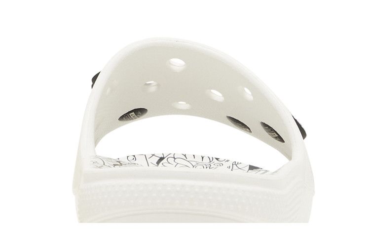 Crocs Classic Slide Steven Harrington Quickstrike White Black