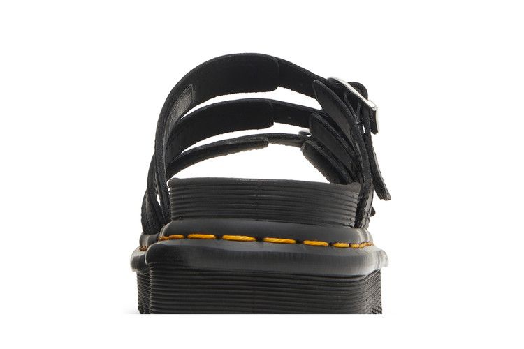 Dr. Martens Blaire Leather Slide Black Hydro (Women's)