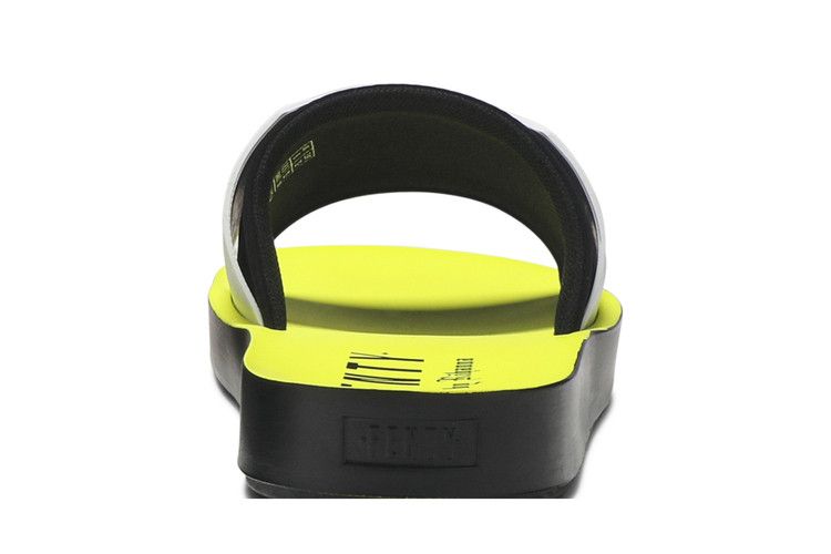 Puma Surf Slide Rihanna Fenty Black White Yellow (Women's)
