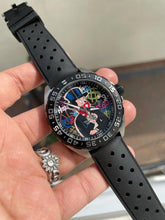 Load image into Gallery viewer, Tag Heuer Formula 1 Alec Monopoly Special Edition Black Rubber Strap Watch for Men - WAZ1119.FT8023