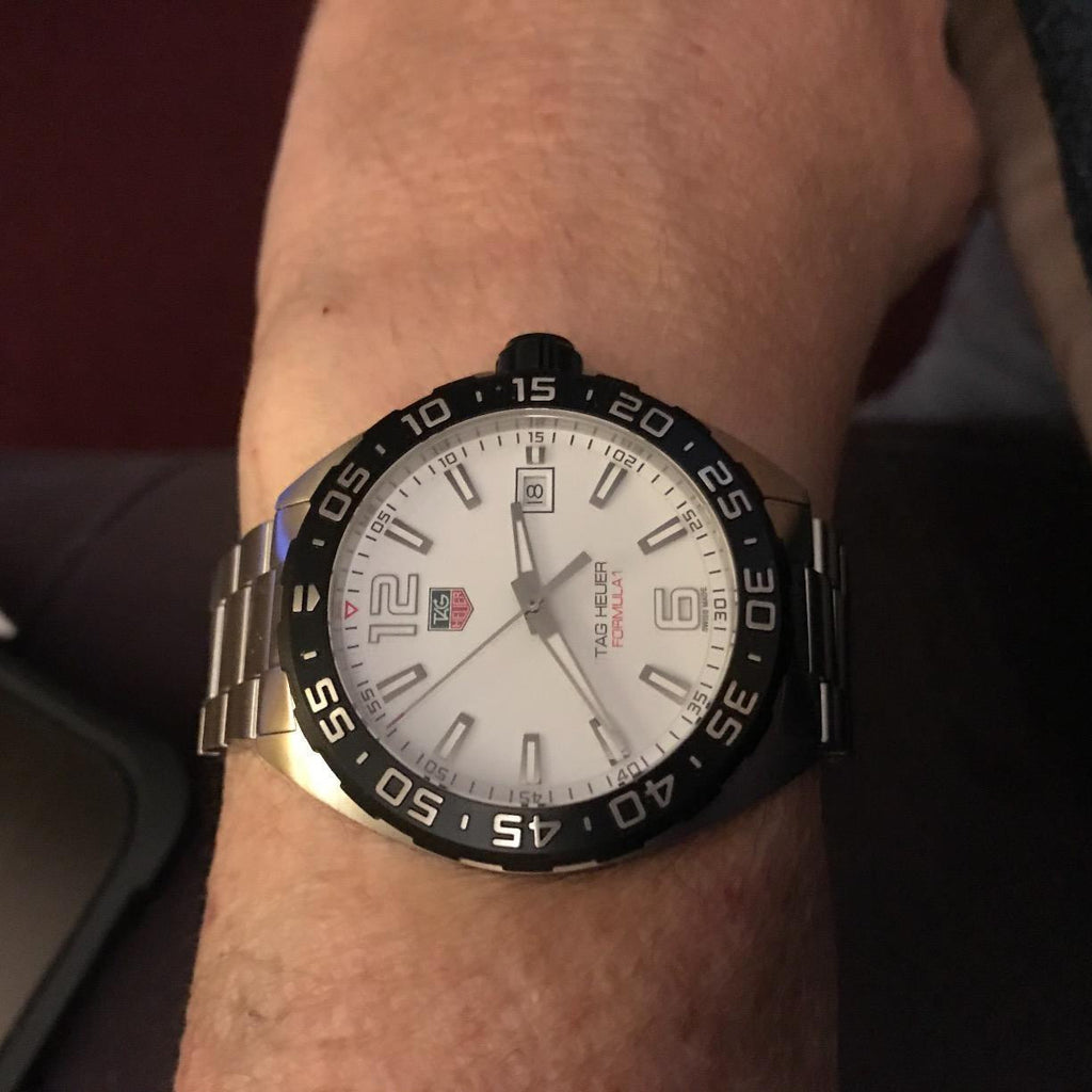 Tag Heuer Formula 1 White Dial Watch for Men - WAZ1111.BA0875