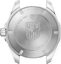 Load image into Gallery viewer, Tag Heuer Aquaracer Automatic Match Timer Black Dial Silver Steel Strap Watch for Men - WAY201G.BA0927