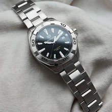 Load image into Gallery viewer, Tag Heuer Aquaracer Black Dial Silver Steel Strap Watch for Men - WBD1110.BA0928