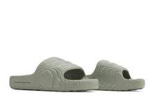 Load image into Gallery viewer, adidas Adilette 22 Slides Silver Green (Women's)