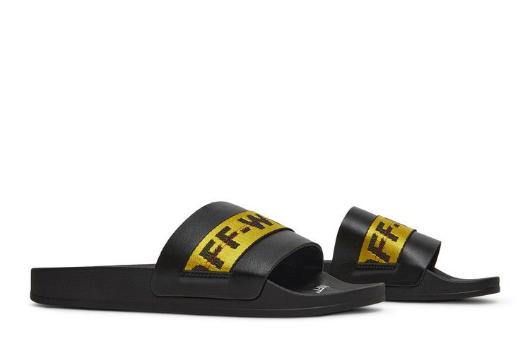 OFF-WHITE Industrial Belt Slides Black Yellow