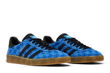 Load image into Gallery viewer, adidas x Gucci Gazelle Blue GG Monogram