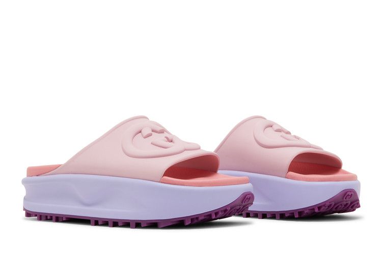 Gucci Interlocking G Slide Pink Purple (Women's)