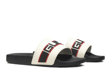 Load image into Gallery viewer, Gucci Stripe Slide White