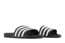 Load image into Gallery viewer, adidas Adilette Aqua Slides Core Black Cloud White