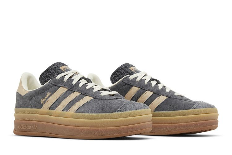 adidas Gazelle Bold Grey Magic Beige Gum (Women's)