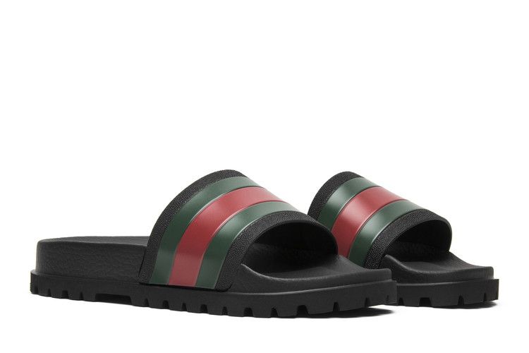 Gucci Web Slide Sandal Black