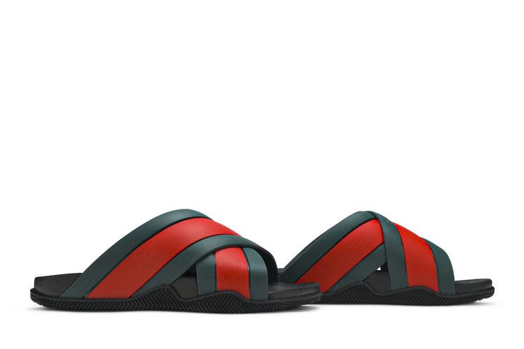 Gucci Web Slide Black Rubber