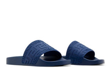 Load image into Gallery viewer, Versace Rubber Pool Slide Navy